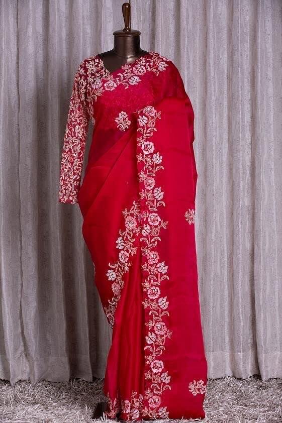 Designer Sarees Designed by Aayra Design Studio in Category of designer-sarees
